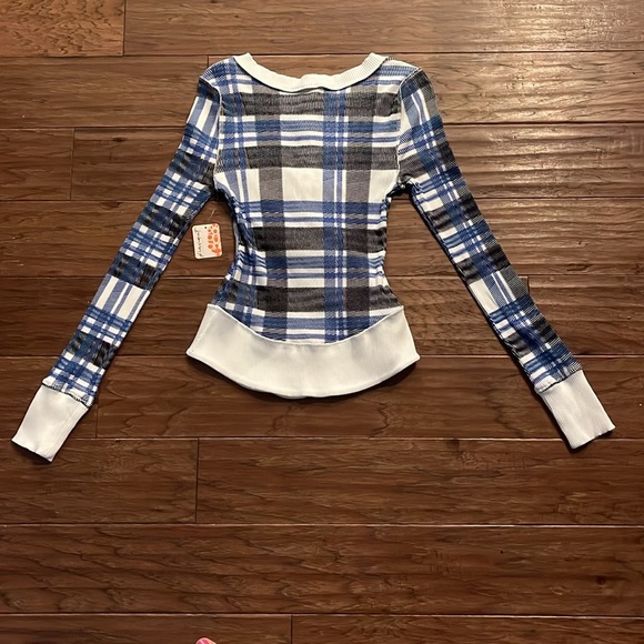 FP Movement by Free People Rally Printed Layer Plaid Shirt Size S - Picture 6 of 10